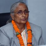 Minister for Peace and Reconstruction Sita Devi Yadav